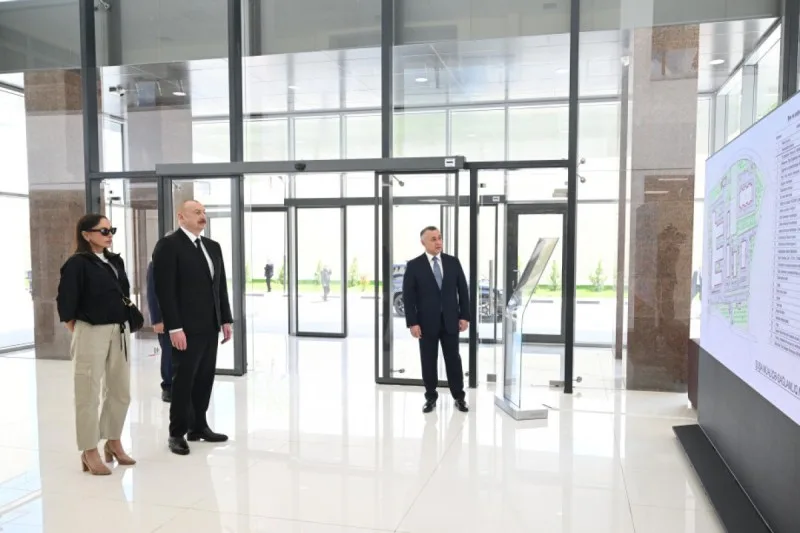 Prezident və Mehriban Əliyeva Şuşa Müalicə-Sağlamlıq Mərkəzinin AÇILIŞINDA- YENİLƏNİB