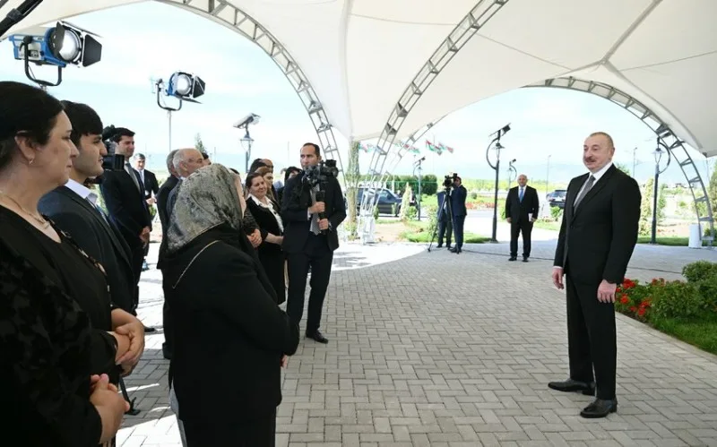Prezident: İkinci mərhələdə Kəngərlidə daha çox ev tikiləcək