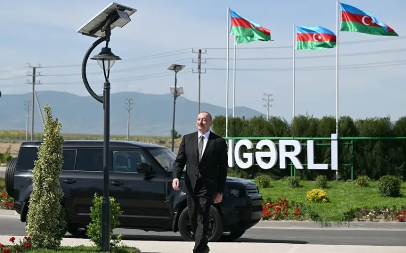 Prezident Ağdamın Kəngərli kəndinin birinci mərhələsinin açılışında iştirak edib - YENİLƏNİB+FOTOLAR