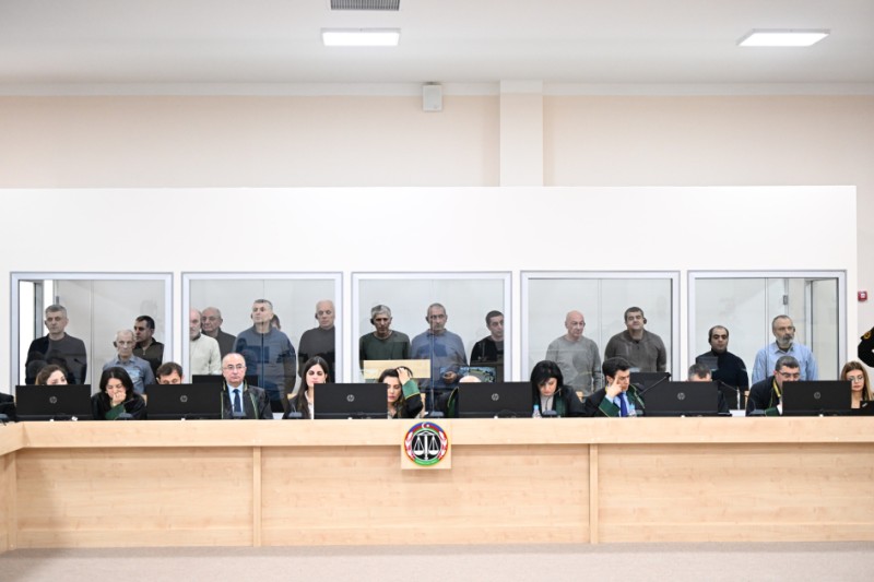 Ermənistan ordusunun cinayətləri ilə bağlı hesabat məhkəmədə nümayiş olunub