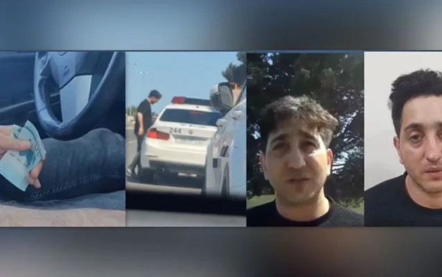 Yol polisini təhdid edən sürücü həbs olundu - ANBAAN VİDEO