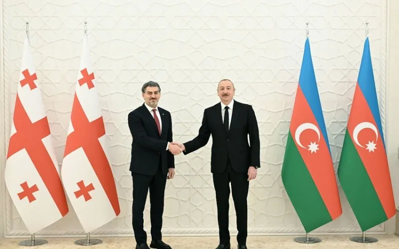 Prezident gürcüstanlı həmkarını təbrik etdi