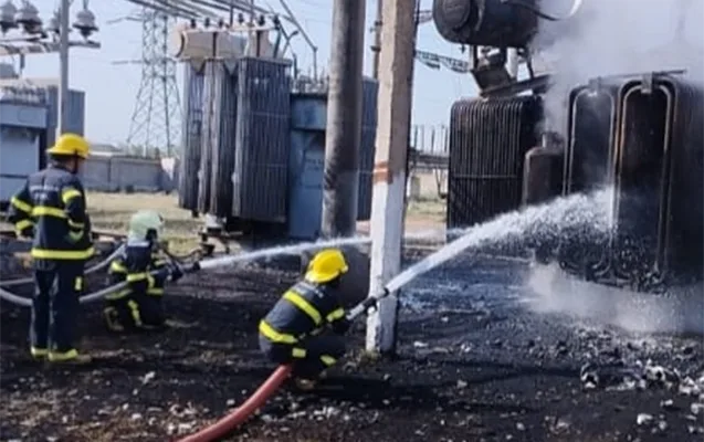 Ucarda elektrik yarımstansiyasında yanğın - Bir neçə kənd işıqsız qaldı