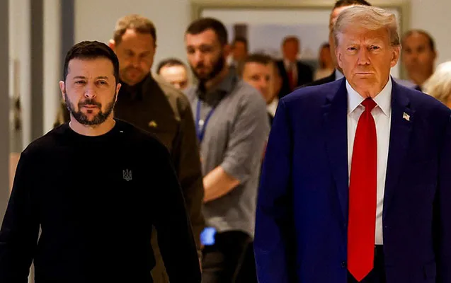 Zelenski ilə Trampın 40 dəqiqəlik görüşü - Nə danışıblar?