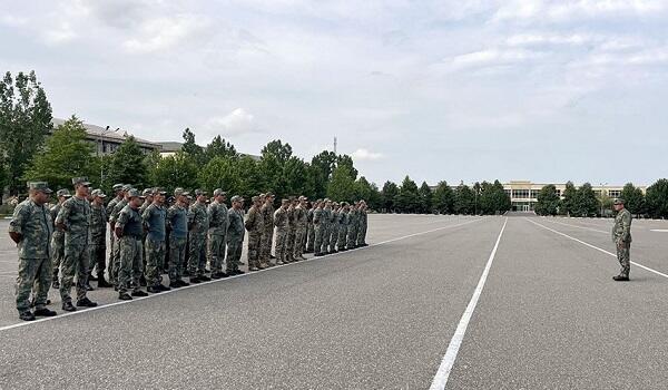 Hərbi qulluqçular arasında səmti müəyyənetmə yarışı keçirildi