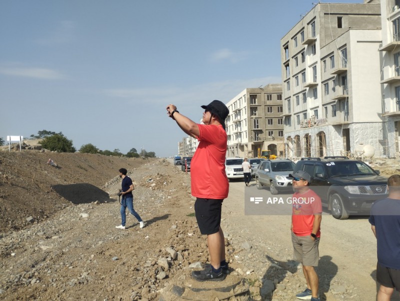 Əcnəbi səyyahlar Ağdamda Çörək muzeyinin qalıqları ilə tanış olublar - FOTO
