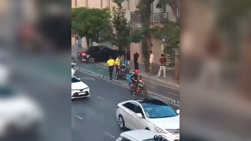 "Avtoşluq" edən daha bir motosiklet sürücü həbs edildi - VİDEO