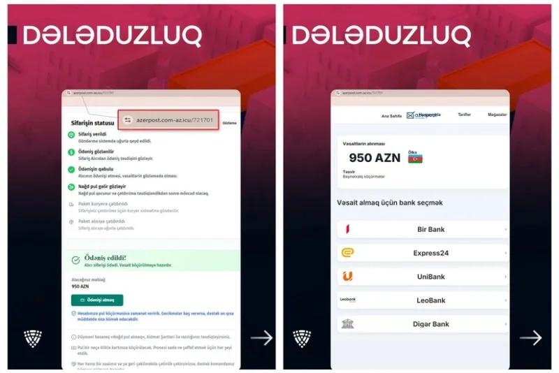 ETX: "Azərpoçt" adından fırıldaqçılıq kampaniyası həyata keçirilir