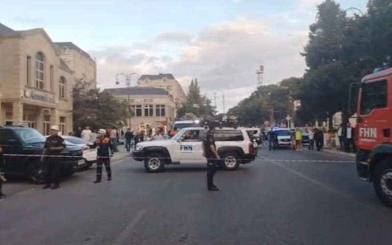 Xırdalanda yaşayış binasında yanğın - VİDEO