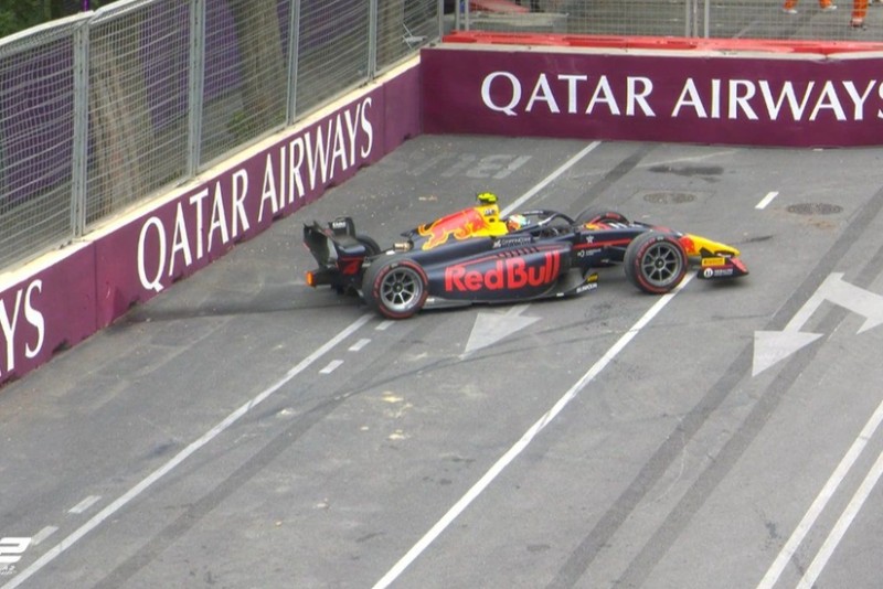 Formula 2 pilotu Bakıda keçirilən sərbəst yürüşdə uğursuzluqla üzləşib