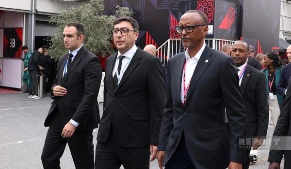 Ruanda prezidenti Formula-1 yarışını izləməyə gəldi