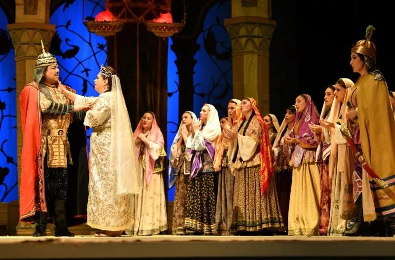 Üzeyir Hacıbəyli festivalı çərçivəsində “Şah İsmayıl” operası nümayiş olunub - FOTOLAR