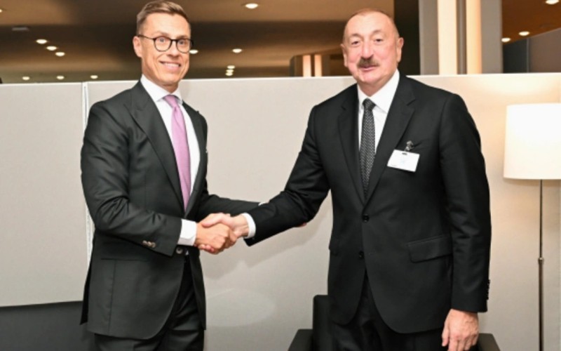 Azərbaycan Prezidenti BMT-də Aleksandr Stubb ilə görüşüb - YENİLƏNİB