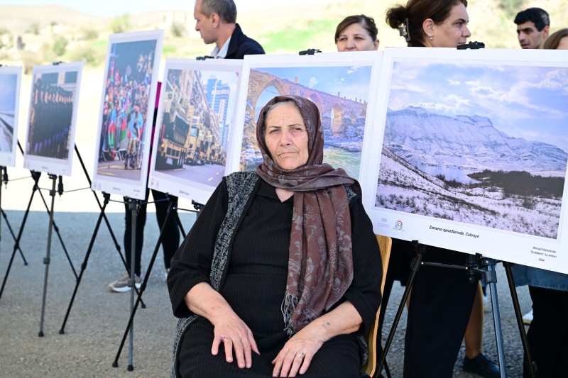 Cəbrayılda "Qarabağ-obyektivdən tarixə" adlı fotosərgi açılıb - FOTOLAR