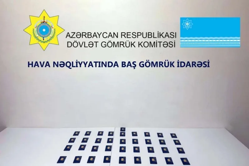 Gömrük nəzarətindən gizlədilmiş qızıl külçələr aşkarlanıb