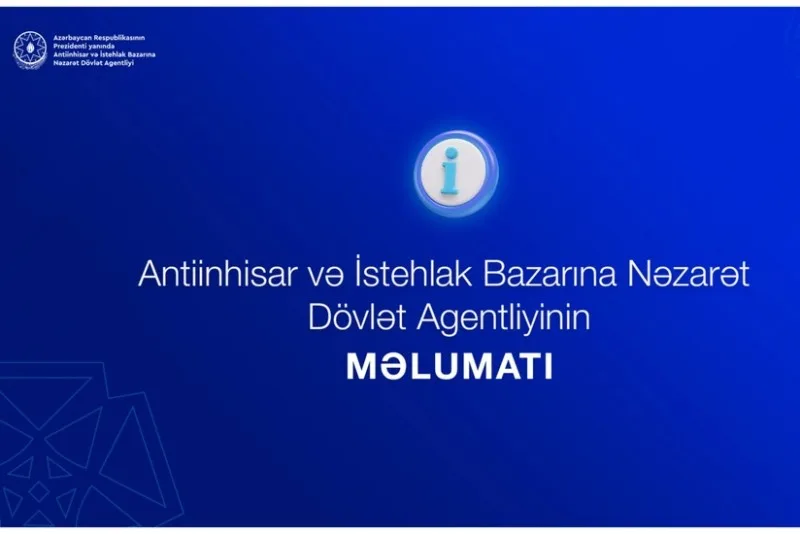 Haqsız rəqabətə yol verən 6 təsərrüfat subyektinə qarşı tədbir görülüb