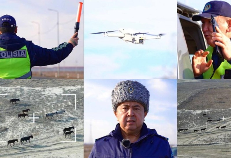 Qazaxıstanda qəzaların qarşısını almaq üçün yebi üsul - DRONLAR