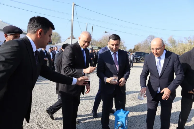 Daha iki kəndə içməli su verildi - FOTOLAR