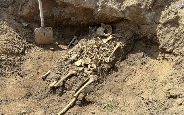 Ağdamda insan skeletinin qalıqları TAPILDI