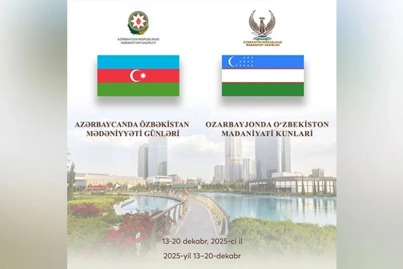 Özbəkistan-Azərbaycan birgə Mədəniyyət Komissiyasının ilk iclası keçiriləcək