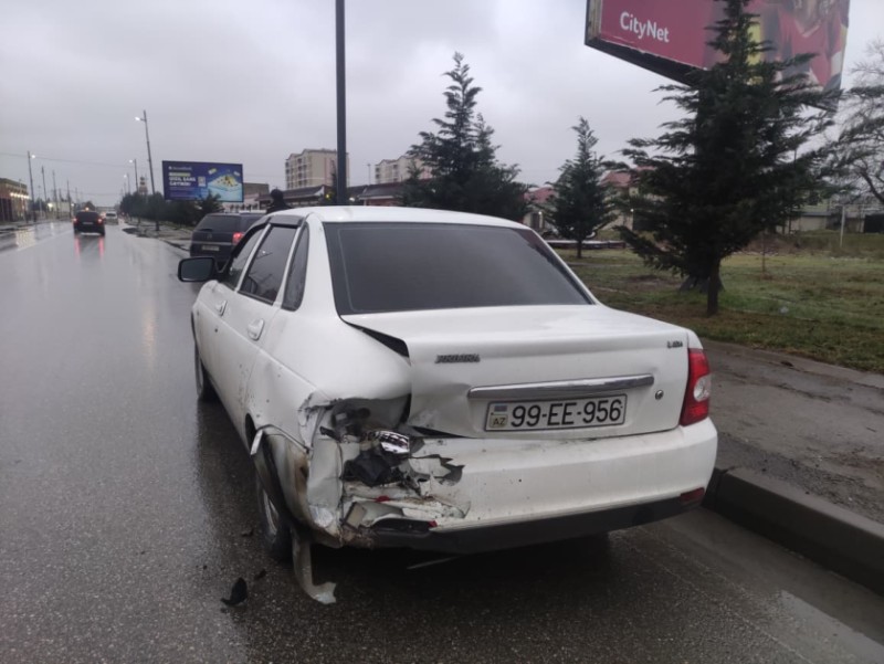 Xaçmazda zəncirvari qəza: Bir nəfər... -FOTO