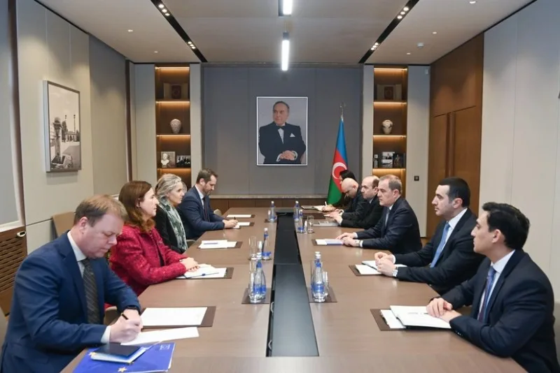 Ceyhun Bayramov Maqdalena Qrononu qəbul edib
