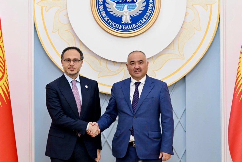 Qırğız Parlamentinin sədri TÜRKPA Baş katibini qəbul etdi - FOTO