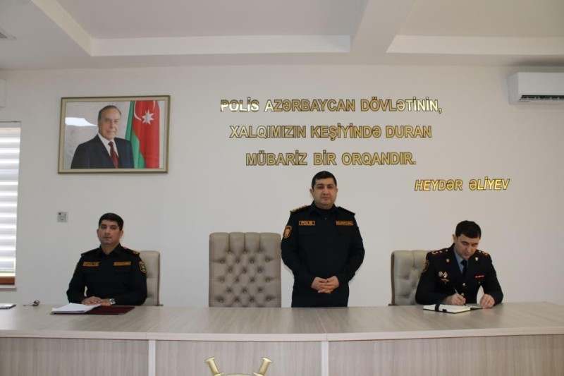 Gələcəyin polis zabitləri ilə görüş keçirildi - FOTOLAR