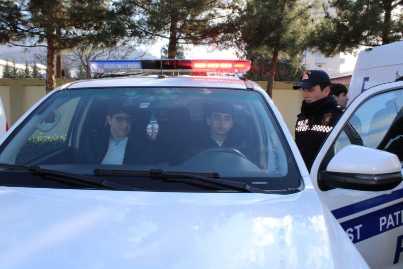 Gələcəyin polis zabitləri ilə görüş keçirildi - FOTOLAR