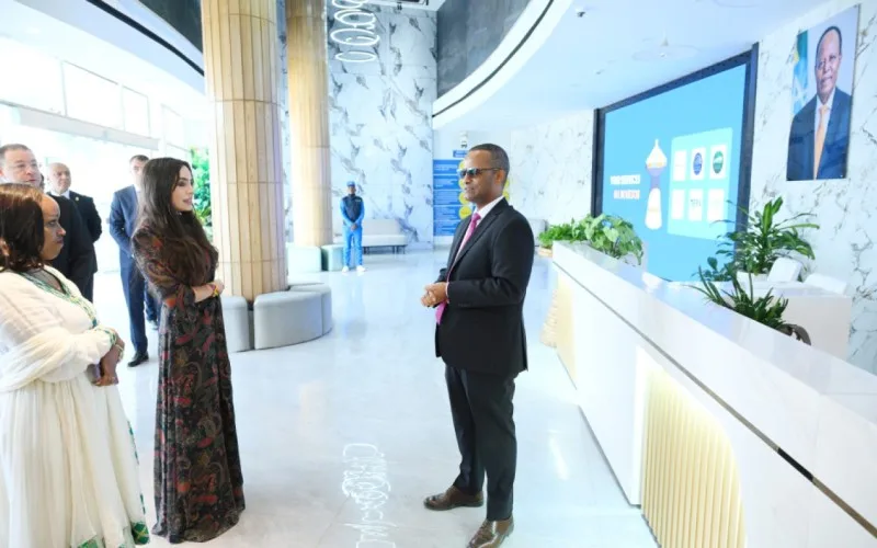 Leyla Əliyeva Efiopiyada “MESOB” dövlət xidməti mərkəzində olub - FOTOLAR