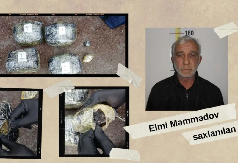 Keçmiş məhkumdan 4 kiloqramdan artıq narkotik vasitə aşkarlandı
