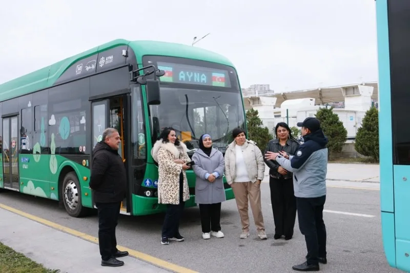 Avtobuslarda qadın sürücülərin sayı artırılır - VİDEO