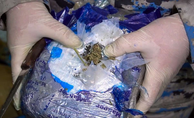 “Göyərti” yükündən külli miqdarda narkotik aşkarlandı