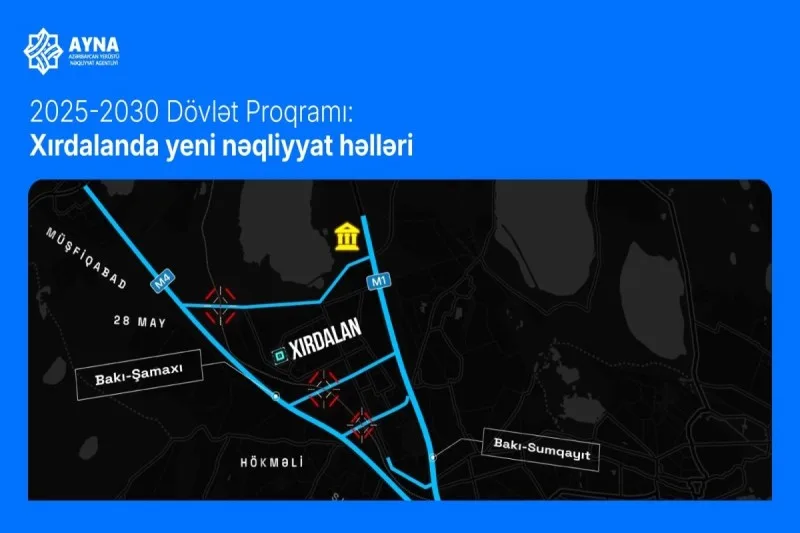 Xırdalan sakinlərinə şad xəbər: nəqliyyatın hərəkəti tənzimlənəcək