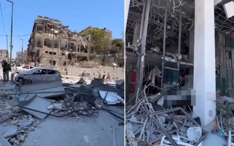 İran hücumlarından sonra Tel-Əviv - VİDEO