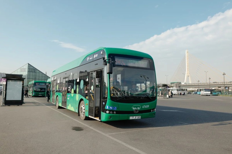 Daha 7 marşrut xəttinin avtobusları tam elektrikləşdirildi