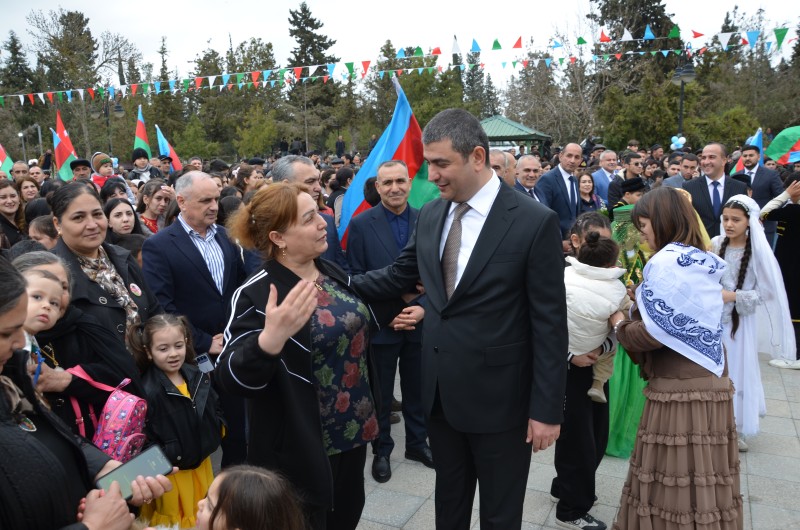 Kürdəmirdə Novruz münasibətilə bayram şənliyi keçirilib - FOTOLAR