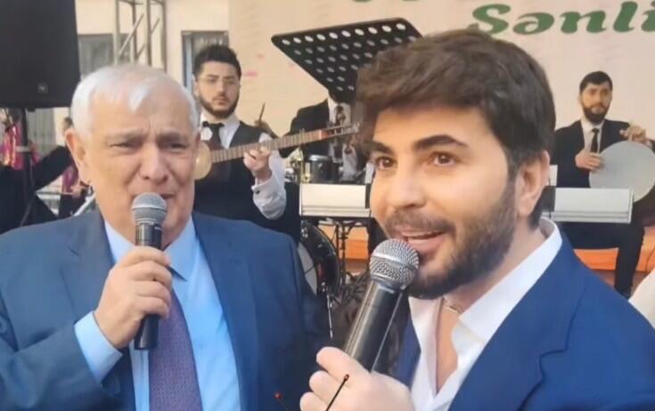 Xalq yazıçısı məşhur müğənni ilə DUET OXUDU - VİDEO