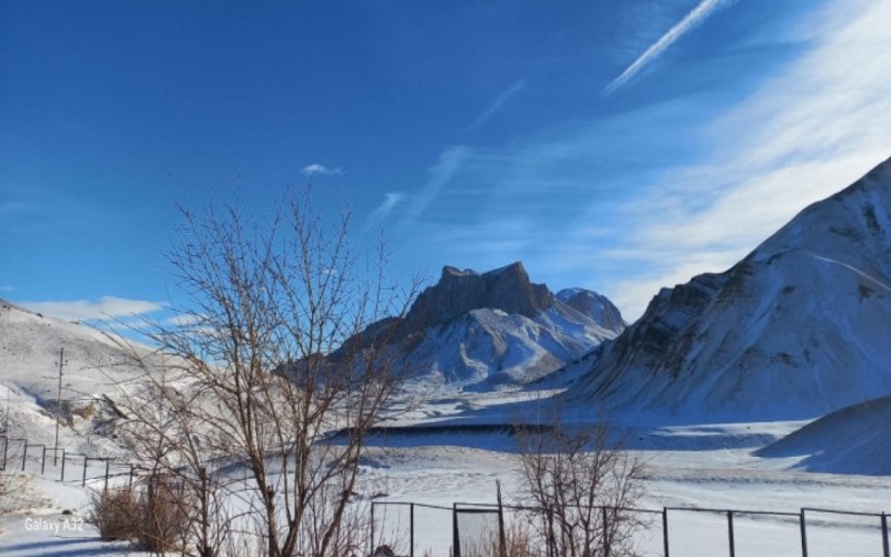 Şahdağa qar yağıb - FAKTİKİ HAVA
