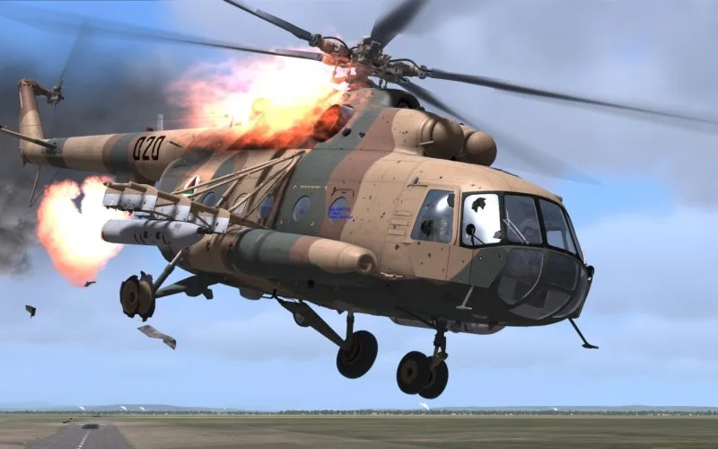 Qətərdə hərbi helikopter qəzaya uğradı
