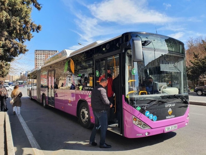 Bakıda 10 marşrutun hərəkət sxemi müvəqqəti dəyişdirilir