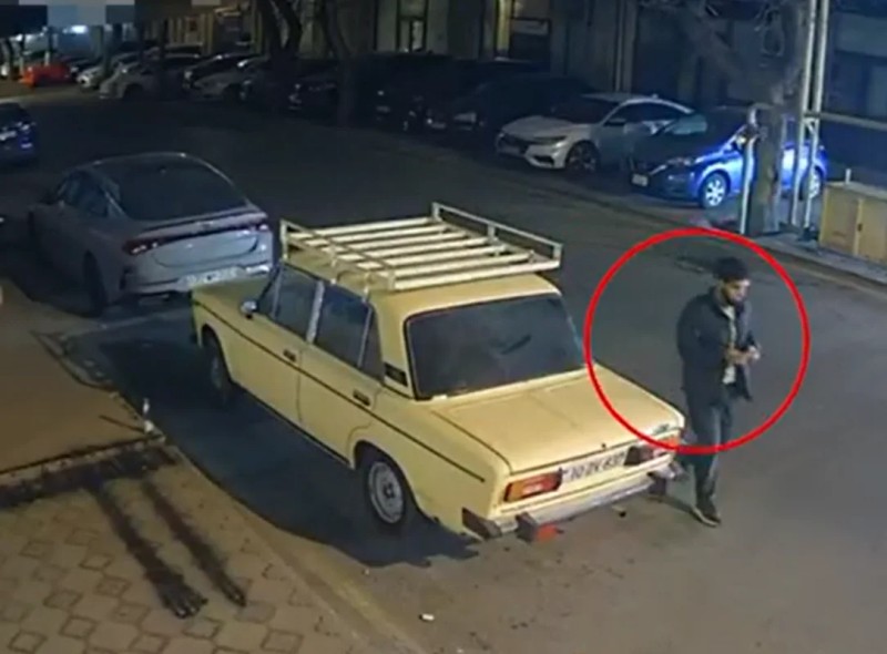 Nərimanovda avtomobillərdən oğurluq - ANBAAN GÖRÜNTÜLƏR