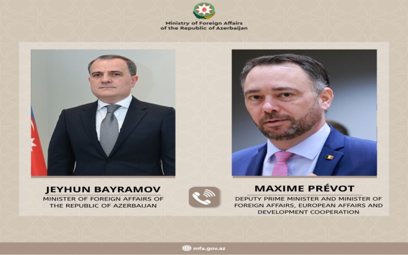 Ceyhun Bayramov belçikalı həmkarı ilə müzakirə apardı