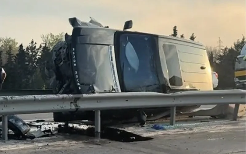 “Range Rover” belə aşdı - VİDEO