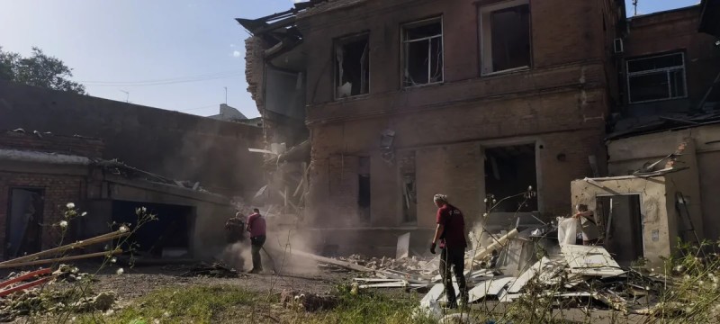 Rusiya ordusu Xarkova PUA-larla hücum edib, yaralılar var