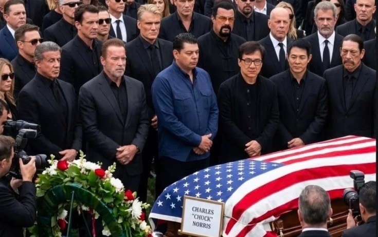 Ailəsi Çak Norrisin saxta dəfn mərasiminə etiraz etdi