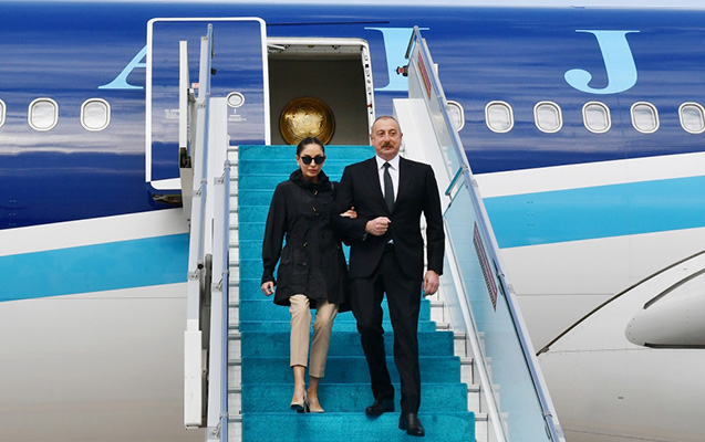 İlham Əliyev və xanımı Gürcüstana GETDİ