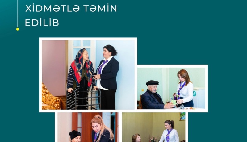 4100-dən çox şəxs evlərində sosial xidmətlə təmin edildi - FOTO