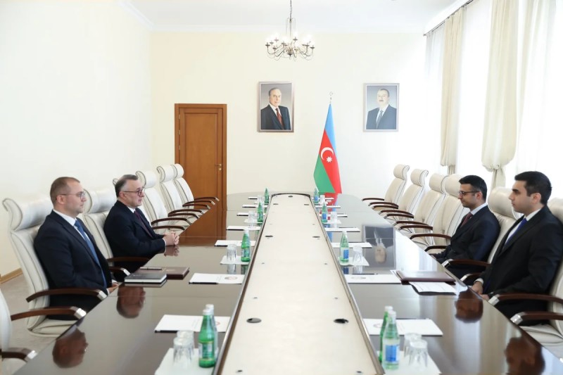 Teymur Musayev V Yüksəliş müsabiqəsinin qalibi ilə görüşüb - FOTO