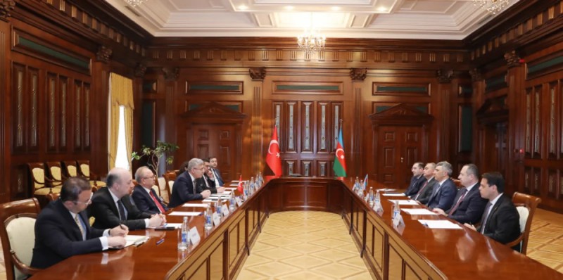 İnam Kərimov Muhsin Şentürk ilə görüşdü - FOTO